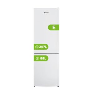Combi Aspes No Frost E 186cm 59,5cm 60cm Blanco Electrónico Modo Eco Modo Super Puerta 90º