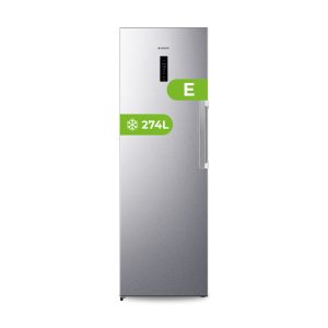 Congelador vertical Aspes No Frost 274L E 185,5cm 59,5cm 65,1cm Inox Display táctil Inverter