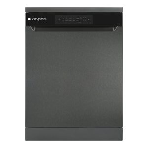 Lavavajillas Aspes 12sets E 85cm 59,8cm 59,8cm Inox Electrónico 2B 6P Sec.MiniActive Media Carga