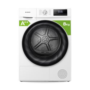 Secadora Bomba calor Aspes 8kg A++ 84,5cm 59,5cm 58cm Blanco Display Antialérgico Antiarrugas Nivel Secado Refrescar Mi Ciclo Puerta XXL C.Boomerang