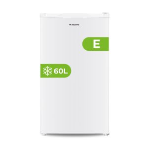 Congelador vertical Aspes, Cíclico. Capacidad 60L, Clase E. Dimensiones: 845cm 48cm 45cm. Color Blanco, Control Manual.
