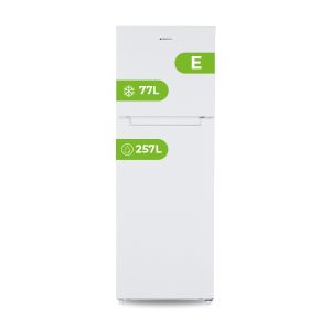 Frigorífico 2 Puertas Aspes, No Frost. Clase E. Dimensiones: 170,5cm 60,5cm 68cm. Color Blanco, Control Manual. Motor Inverter.