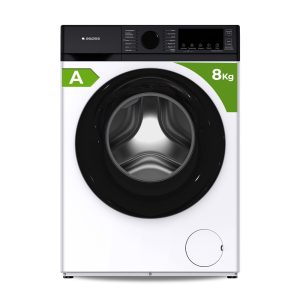 Lavadora Aspes,Capacidad 8kg 1200rpm, Clase A. Dimensiones: 84,5cm 59,8cm 45cm. Color Blanco, Control con Display. Motor Inverter. Programas: Vapor.