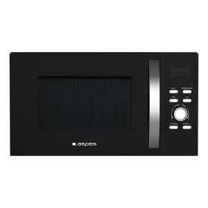 Microondas Convección Aspes 28L 900W 30,45cm 51cm 41cm Cristal negro Display Auto Cooking Air Fry