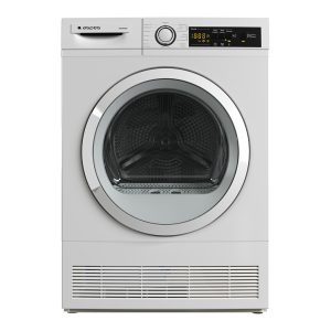 Secadora Condensación Aspes, Capacidad 8kg Clase G. Dimensiones: 84,5cm 59,7cm 56,5cm Color Blanco, Control Display. Programas: Antiarrugas.