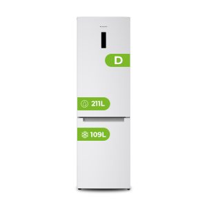 Combi Aspes No Frost D 185cm 60cm 65,8cm Blanco Display Inverter Modo Auto Modo Super Cajón Chiller Puerta 90º