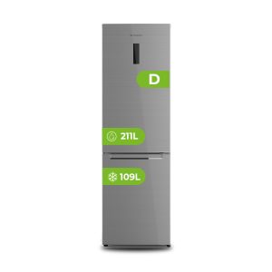 Combi Aspes No Frost D 185cm 60cm 65,8cm Inox Display Inverter Modo Auto Modo Super Cajón Chiller Puerta 90º