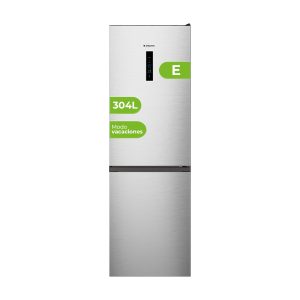 Combi Aspes No Frost E 186cm 59,5cm 59cm Inox Display táctil Modo Eco Modo Super Puerta 90º