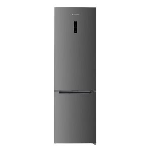 Frigorífico Combi Aspes, No Frost. Clase E. Dimensiones: 201cm 60cm 60,5cm. Color Inox, Control con Display.