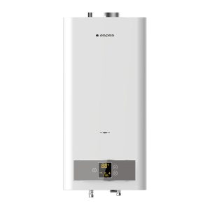 Calentador Aspes Vertical Butano 11L/min A 66cm 37cm 21,3cm Blanco Display Bajo NOx