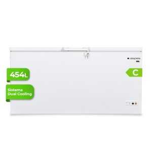 Congelador horizontal Aspes Dual Cooling 454L C 84cm 149,2cm 74,3cm Blanco Display 2C