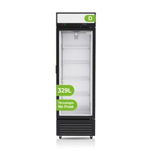 Congelador vertical Horeca Aspes, No Frost. Capacidad 329 L, Clase D. Dimensiones: 199cm 61,5cm 63cm. Color Negro, Control con Display.