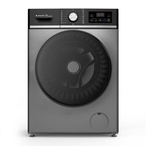 Lavadora Aspes,Capacidad 7kg 1200rpm, Clase A. Dimensiones: 59,8cm 44,5cm 84,5cm. Color Dark Inox, Control con Display. Motor Inverter. Programas: Antialérgico.
