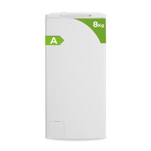 Lavadora C.Superior Aspes 8kg 1300rpm A 87,5cm 40cm 61cm Blanco Display Inverter Vapor Mi Ciclo