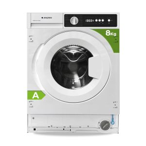 Lavadora Aspes Integración 8kg 1200rpm A 81,7cm 59,7cm 54,4cm Blanco Display Inverter Antialérgico