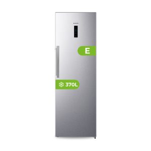 Refrigerador Aspes No Frost 370L E 185,5cm 59,5cm 65,1cm Inox DisplayTáctil ModoSuper CajónChiller