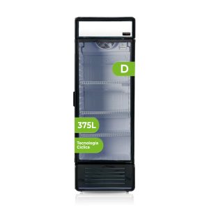 Refrigerador Horeca Aspes, Cíclico, Capacidad 375 L, Clase D. Dimensiones: 195,2cm 61,5cm 60,1cm. Color Negro, Control con Display.