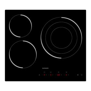 Placa Vitrocerámica Aspes 6200W 5,1cm 59cm 52cm Cristal negro Táctil 3Z Triple Corona