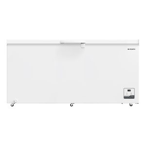 Congelador horizontal Aspes, Cíclico. Capacidad 500L, Clase E. Dimensiones: 83,5cm 165cm 73,5cm. Color Blanco, Control con Display. Motor Inverter. Dual Cooling