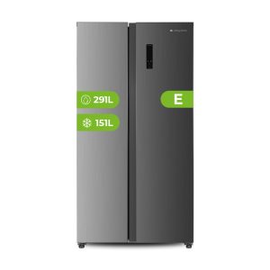 Americano Aspes No Frost E 177cm 90cm 59cm Inox Display táctil Inverter Modo Eco Modo Auto