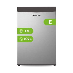 Refrigerador Aspes Cíclico 120L E 84,5cm 56cm 57,6cm Inox Manual Cong
