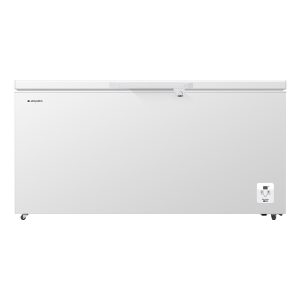 Congelador horizontal Aspes, Cíclico. Capacidad 500L, Clase E. Dimensiones: 84,7cm 164,6cm 71,7cm. Color Blanco, Control con Display. Motor Inverter.