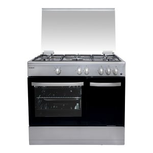 Cocina Aspes Gas 87,6cm 89,7cm 62,7cm Inox Manual 5Q Wok 55L 2P KitGas T.Cristal PortaBom. Safe Shut