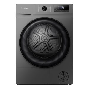Secadora Bomba calor Aspes, Capacidad 8kg Clase D. Dimensiones: 84,5cm 59,5cm 58cm Color Inox, Control Display. Programas: Antialérgico Antiarrugas.