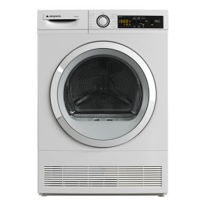 Secadora Condensación Aspes 8kg B 84,6cm 59,7cm 61,2cm Blanco Display Nivel Secado Puerta XXL Luz