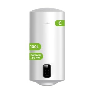 Termo eléctrico Aspes Vertical 100L 1500W B 96,5cm 45cm 48,5cm Blanco Display táctil
