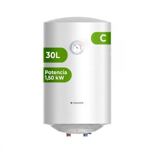 Termo eléctrico Aspes Slim Vertical 30L 1500W C 60cm 34cm 37,5cm Blanco Manual